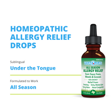 Load image into Gallery viewer, TexaClear® All Season Homeopathic Allergy Relief Drops 2oz