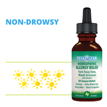 Load image into Gallery viewer, TexaClear Homeopathic Allergy Relief Drops are a safe and effective solution for Texas allergy relief and is non-drowsy.