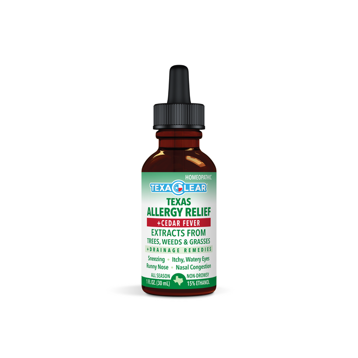 TexaClear Texas + Cedar Fever Homeopathic Allergy Drops 1oz