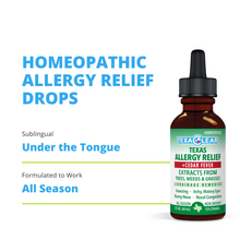 Load image into Gallery viewer, All season allergy relief drops for non-drowsy Texas allergy relief. 