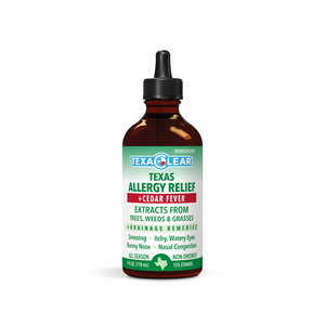 TexaClear Texas homeopathic allergy relief drops 4oz