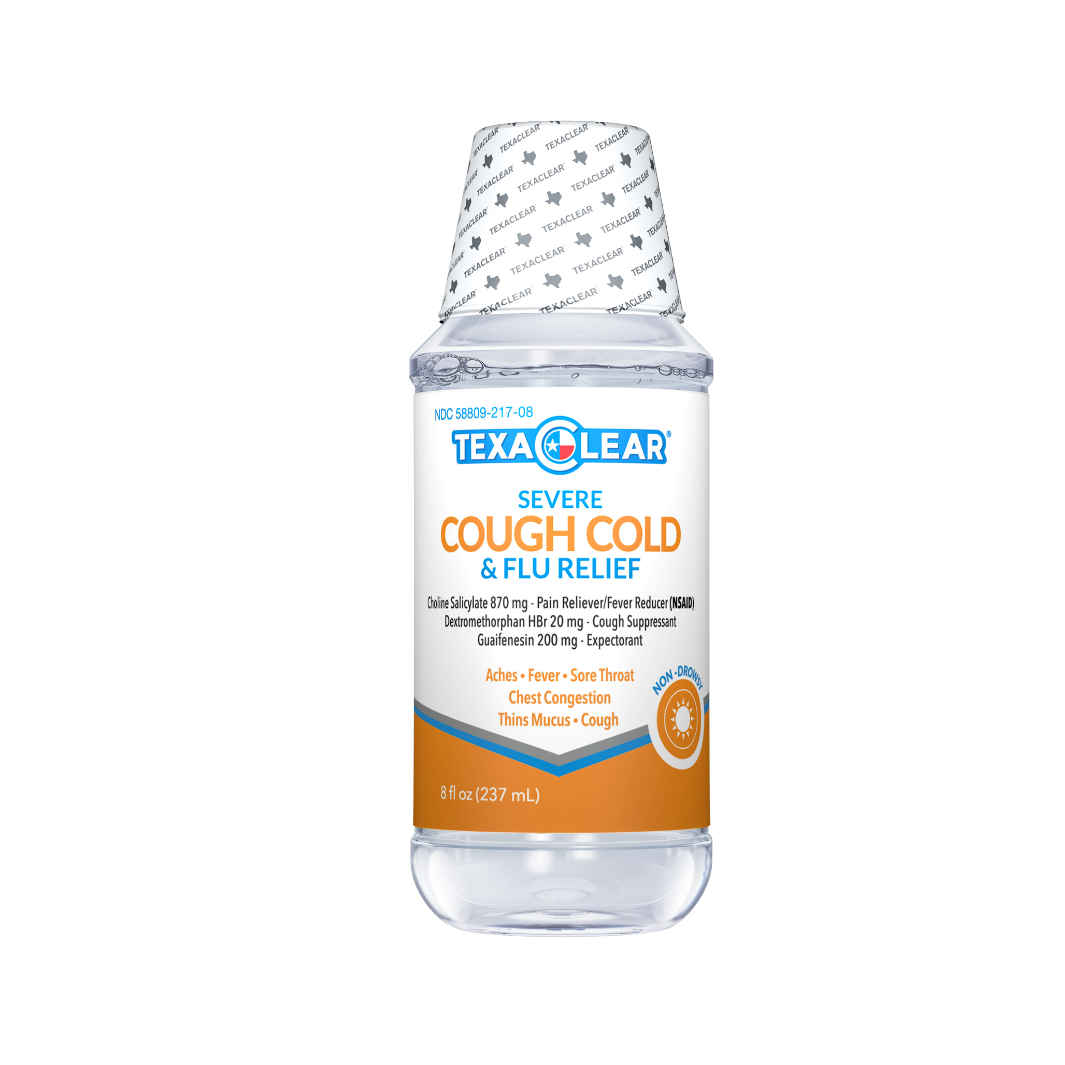 TexaClear Severe Cough Cold and Flu Relief