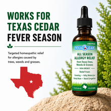 Load image into Gallery viewer, TexaClear® All Season Homeopathic Allergy Relief Drops 2oz