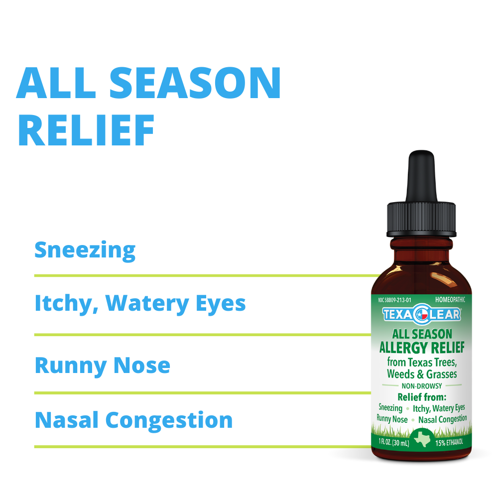 TexaClear® All Season Homeopathic Allergy Drops 1oz