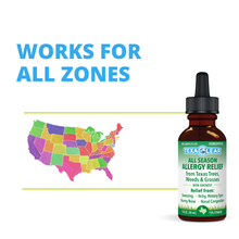 Load image into Gallery viewer, TexaClear® All Season Homeopathic Allergy Drops 1oz