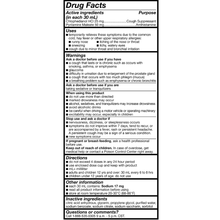 Load image into Gallery viewer, TexaClear Allergy Relief Liquid Drug Fact Panel