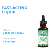 Load image into Gallery viewer, TexaClear® All Season Homeopathic Allergy Drops 1oz