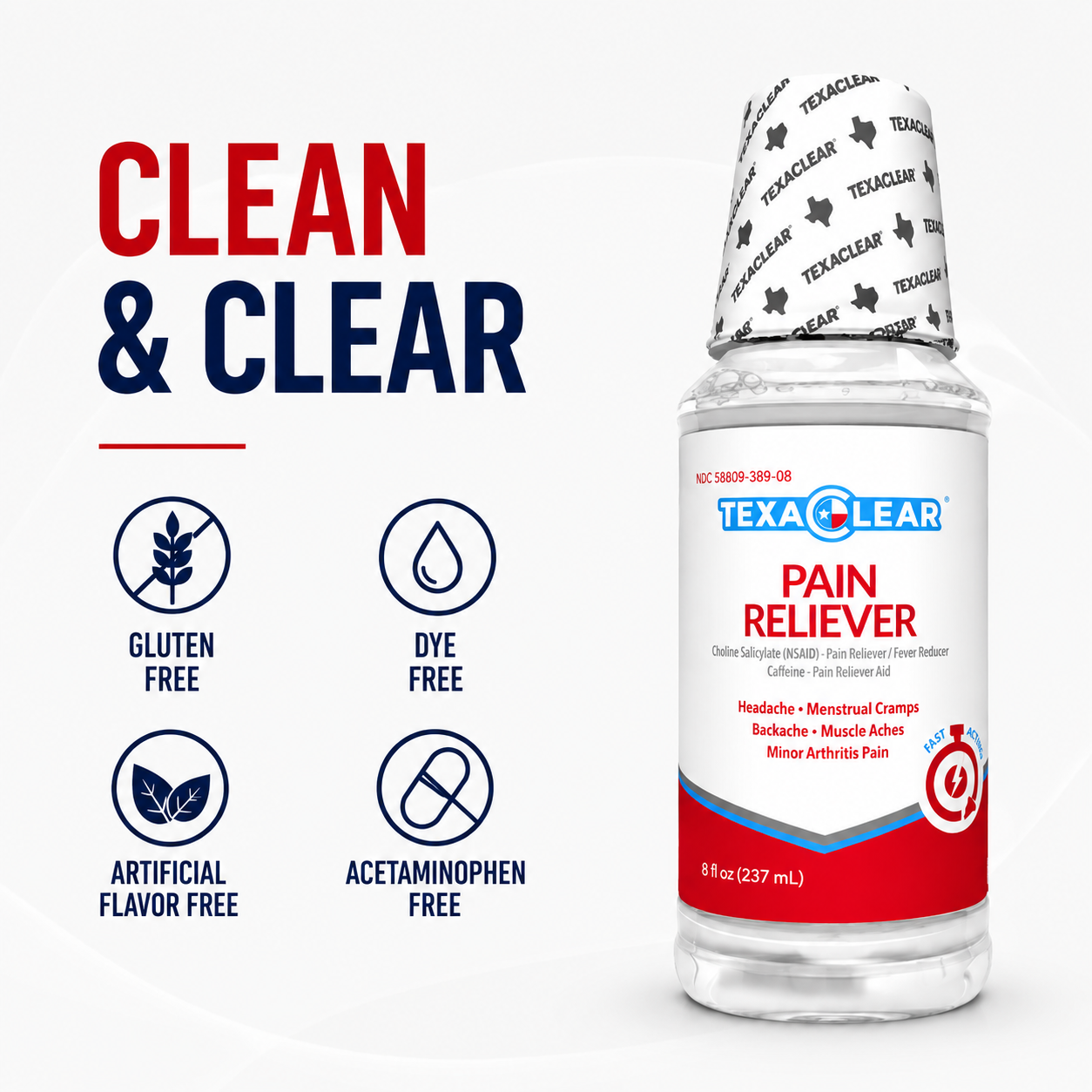 TexaClear® Liquid Pain Reliever