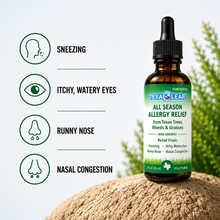 Load image into Gallery viewer, TexaClear® All Season Homeopathic Allergy Drops 1oz