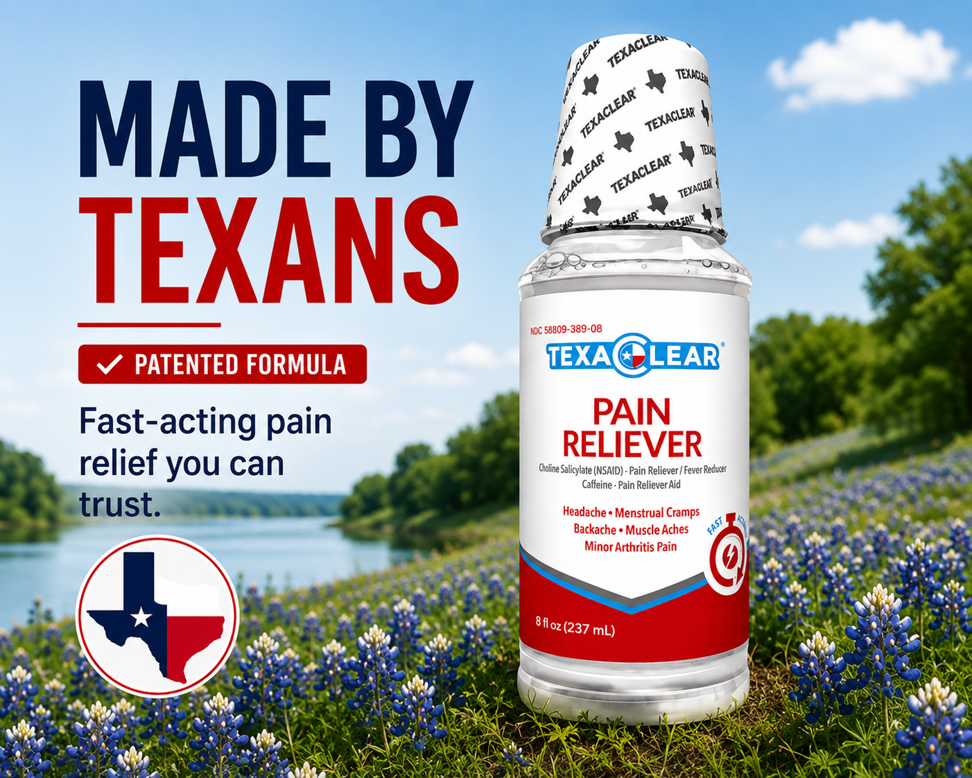 TexaClear® Liquid Pain Reliever