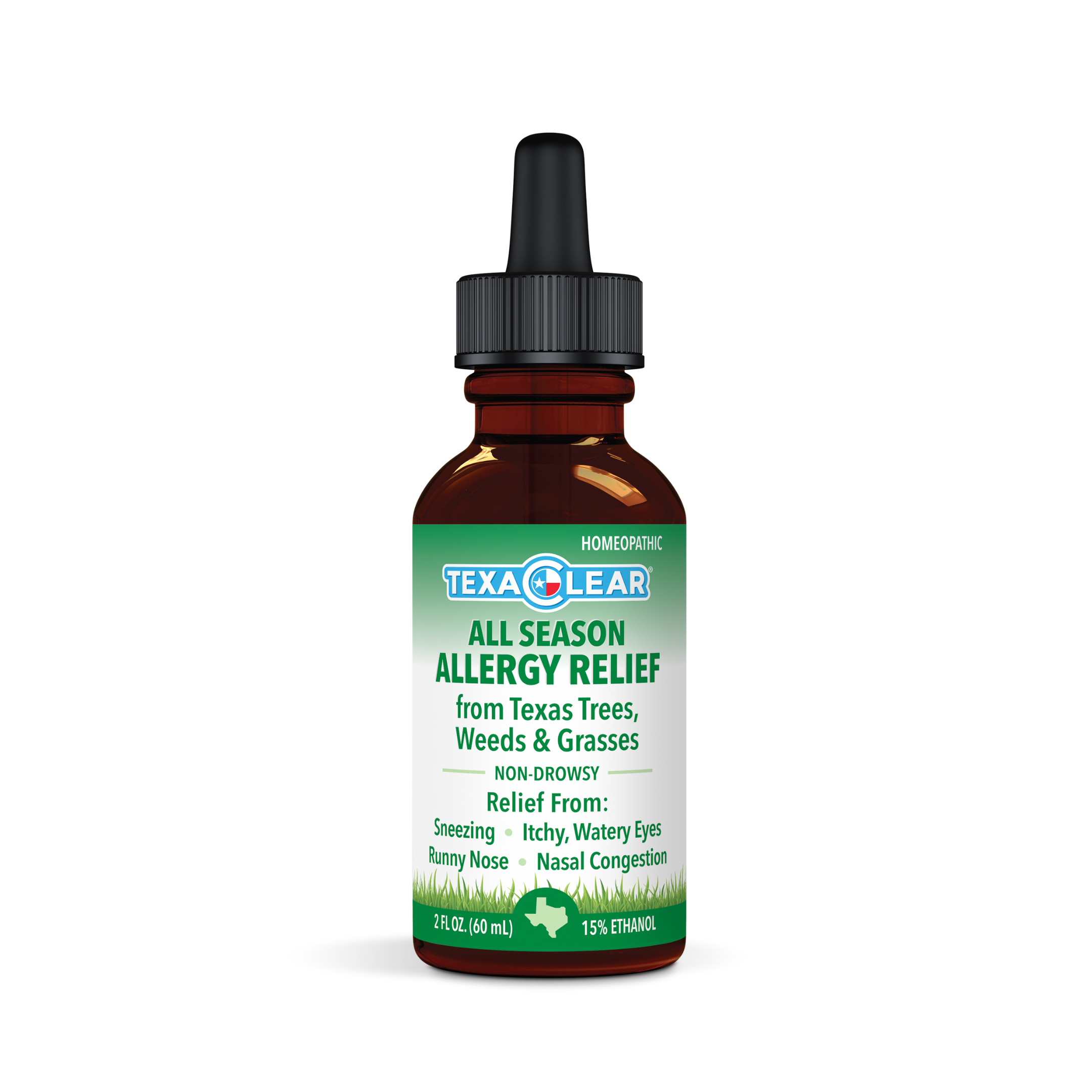 TexaClear® All Season Homeopathic Allergy Relief Drops 2oz