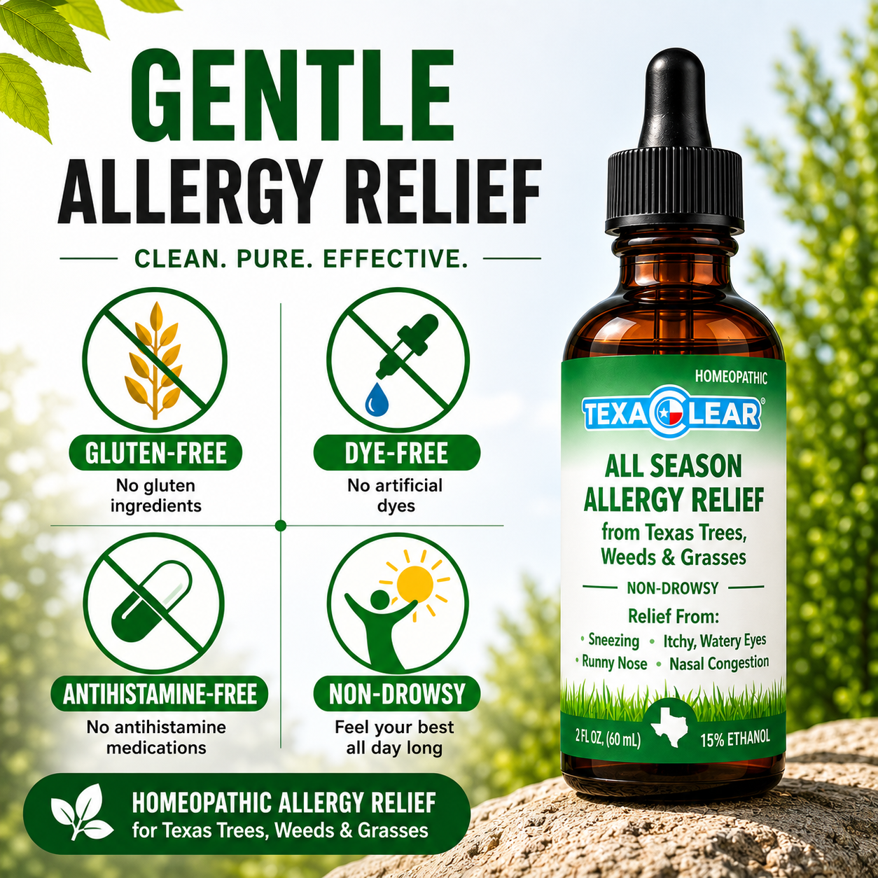 TexaClear All Season Allergy Relief Drops