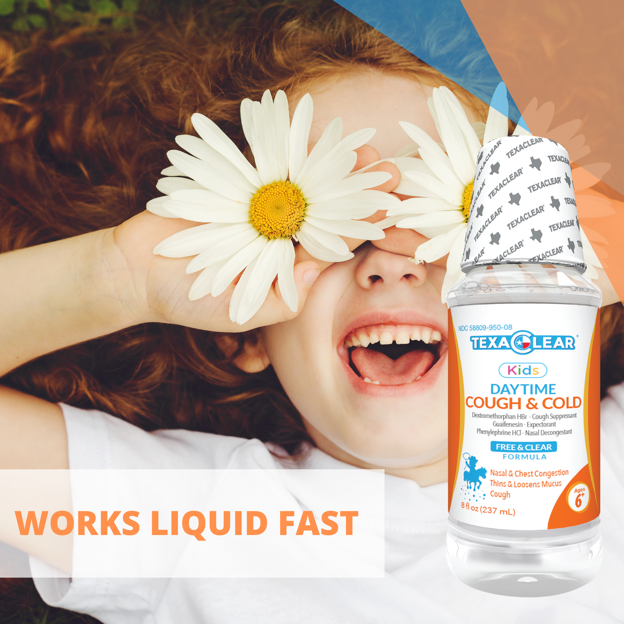 TexaClear® Kids Daytime Cough & Cold Relief