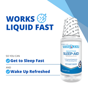 TexaClear® Nighttime Sleep-Aid Dye-Free Liquid