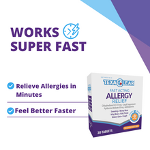 Load image into Gallery viewer, TexaClear® Fast-Acting Allergy Relief Tablets