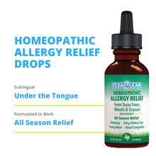 Load image into Gallery viewer, Sublingual homeopathic allergy relief drops for Texas allergies